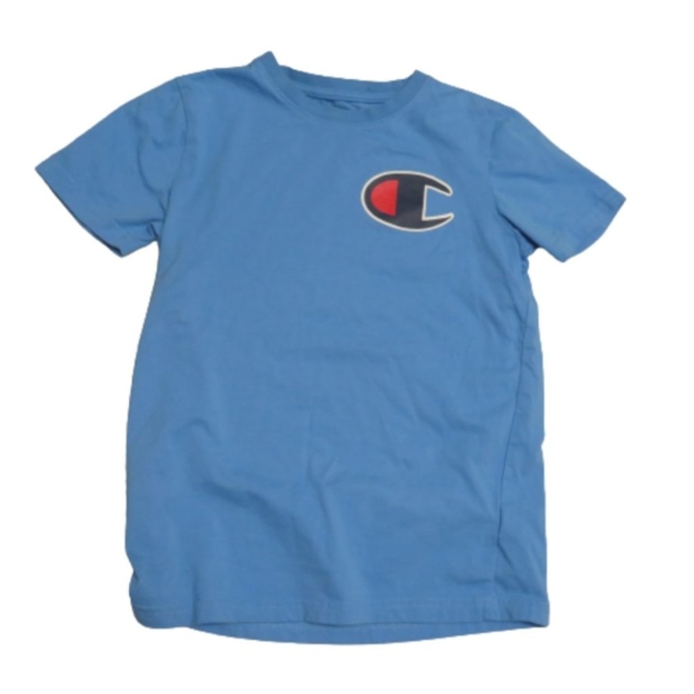 Champion Baby Blue Logo / Script Tshirt